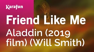 Friend Like Me  Aladdin 2019 film Will Smith  Karaoke Version  KaraFun [upl. by Lacombe148]