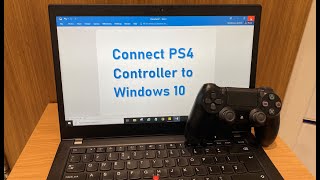 How To Connect PS4 Controller to Windows 10 Laptop or PC 2021 [upl. by Aihtela]