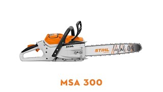 STIHL MSA 300 Cordless Chainsaw  BatteryPowered Chainsaw  STIHL AP 500 S System  STIHL GB [upl. by Reklaw]