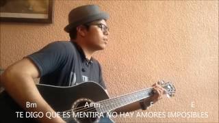 VISITANTES  LEON LARREGUI COVER LETRA Y ACORDES [upl. by Florance]