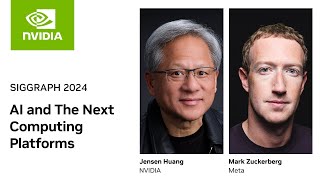 AI and The Next Computing Platforms With Jensen Huang and Mark Zuckerberg [upl. by Aroz849]