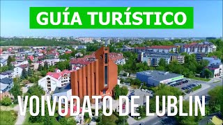 Voivodato de Lublin Polonia  Ciudad de Lublin Zamosc Pulawy Chelm  Vídeo dron 4k  Polonia [upl. by Yadrahs]