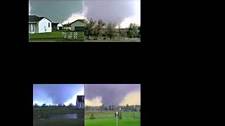 Wichita Andover Kansas F5 Tornado  Synced View  1991 Part 2 V06 [upl. by Ardnaiek287]