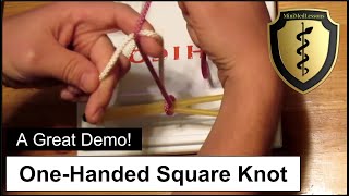 How to Tie a Surgeons Knot One Handed Surgical Knot  Steps amp tips [upl. by Asela]