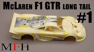 124 McLaren GTR F1 BMW Team Model Factory Hiro MFH K377 1 [upl. by Roberta411]