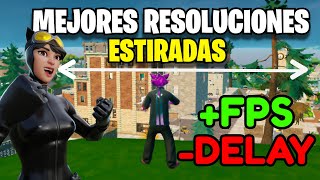 Las MEJORES RESOLUCIONES para FORTNITE 2024📈 [upl. by May]