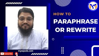 How to Paraphrase or Rewrite UrduHindi Tutorial  MY Solutions paraphrasing textrewriting [upl. by Abebi763]