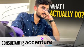 What do I do as a Consultant Accenture  Completed 6 Months as Associate Management Consultant ✅ [upl. by Oicnanev]