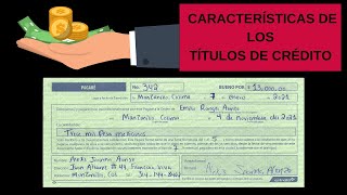 Características de los Títulos de Crédito [upl. by Naus]