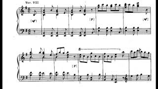 Alexei Stanchinsky  Variations Audio  Sheet Music [upl. by Eidod740]