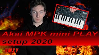 Akai MPK mini PLAY setup tutorial 2020 [upl. by Niuq]