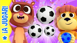 ⚽️ ¡VAMOS a JUGAR al FUTBOL con LEO y ROCCO ⚽️ y más JUEGOS DIVERTIDOS 🌈 A JUGAR 🥳 [upl. by Acacia]