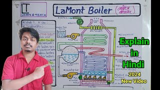 Lamont BoilerDefinitionConstructionWorkingExplain in Hindi 2024 New video [upl. by Ynatirb]