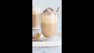 Cremigen Eiskaffee mit Vanilleeis selbst machen [upl. by Ggerg]