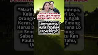 NAGITA SLAVINA SAID TEGUR BAIM WONG TABIAT ASLI SETELAH DENGAN PAULA news shortvideo faktaunik [upl. by Ydnolem]