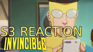 INVINCIBLE  SEASON 3  TEASER  BLIND REACTION [upl. by Champaigne]