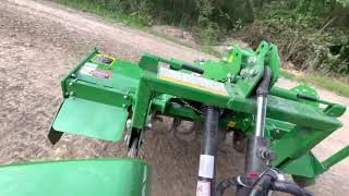 John Deere 2038r with Frontier rt3062 tiller ￼ [upl. by Spiers]