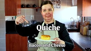 Easy Quiche Recipe with Bacon and Cheese [upl. by Adyl]