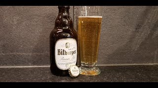 Bitburger Premium Pils By Bitburger Privatbrauerei  German Beer Review [upl. by Socha]