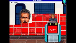 DOS Game Jeopardy Deluxe Edition 1994 GameTek Inc [upl. by Nrublim]