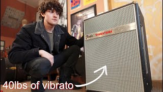 This Guitar Pedal is MASSIVE Vibratone [upl. by Aitnauq]