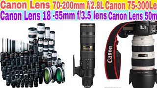 Unboxing Canon lens 70200MM f28L  canon lens 75300MM  canon Lens 1855mm f35 Dhamak price [upl. by Whitehurst]