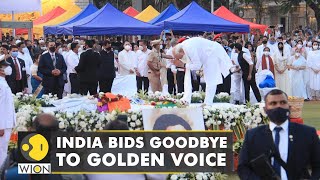 PM Narendra Modi paid tribute to legendary singer Lata Mangeshkar  WION  World English News [upl. by Cybill362]