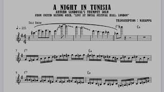 Arturo Sandoval  A Night in Tunisia Transcription [upl. by Bonny]