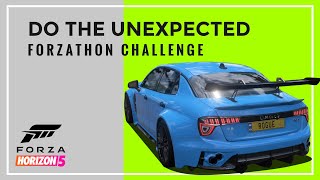 Forza Horizon 5 Do The Unexpected  Forzathon Challenge Guide [upl. by Netsyrc]