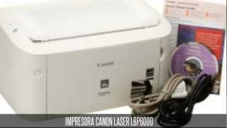 PCcomercialcom impresora CANON LASER LBP6000 [upl. by Ahsinrad]