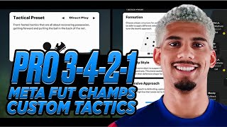 The FC 25 CUSTOM TACTICS Game Changer for PRO 3421 [upl. by Margalo159]