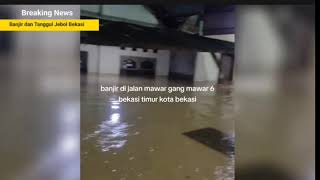 Baru saja tanggul jakarta amp bekasi jebol  banjir besar jakarta dan bekasi hari ini 30112024 [upl. by Enetsirk648]