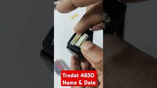 Trodat Printy 4850 Name amp Date 📅 Stamp trodatprinty4850 stampfactory shortvideo [upl. by Ylirama649]