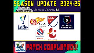 eFootball PES 2021 SEASON UPDATESEASON UPDATE 202425PATCH COMPLETA PACK PLUS [upl. by Balch]