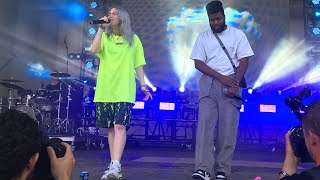 billie eilish  lovely with khalid  lollapalooza 2018 [upl. by Kira201]