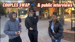 COUPLES SWAP 📲 amp PUBLIC INTERVIEWS🫢 [upl. by Sverre485]