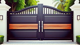 300 NEW Modern House Gate Design Ideas 2024 ironamp wooden gates Ideas  House exterior Front Wall [upl. by Gerti590]