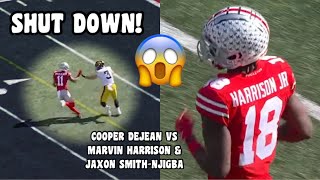 Cooper Dejean Vs Marvin Harrison Jr amp Jaxon SmithNjigba 🔥 2024 NFL Draft WR Vs CB [upl. by Nairret]