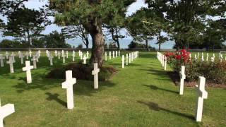 CIMITERO AMERICANO di OMAHA BEACH a Colleville sur Mer Francia [upl. by Bower]