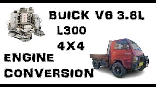 1985 4x4 L 300 V6 38L COMMODORE ENGINE CONVERSION  Part 1 [upl. by Nadbus]