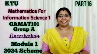 Linearization Mathematics for Information Science1GAMAT101 GroupAS1 KTU math 2024 Scheme Part16 [upl. by Dorine]