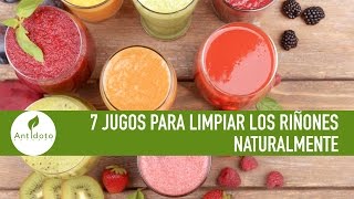 7 jugos para limpiar los riñones naturalmente [upl. by Anawat]