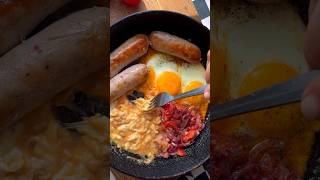 A recipe for a QUICK English breakfastHow to cook deliciously😋😋😋 [upl. by Chane]