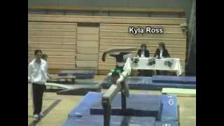 Kyla Ross and McKayla Maroney  2008 AOGC Invitational [upl. by Harts]