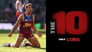 The 10 BEST MOMENTS from round 19  AFL [upl. by Alahsal831]