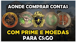 AONDE COMPRAR CONTAS PRIME NO CS GO COM MEDALHAS VENDA CS GO [upl. by Alrick553]