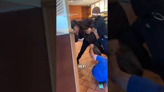 Panera Bread employee strikes violent customer with baking pan [upl. by Laira164]