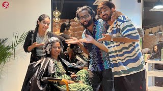 Mummy Ka Hair Transformation  Papa Hue Shock  Nitin Watts Vlogs [upl. by Amle484]