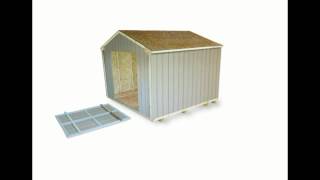 10 x 10 Storage Shed by Handy Home Products [upl. by Imotih70]