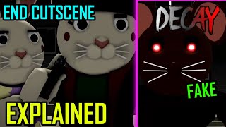 DECAY END CUTSCENE EXPLAINED Roblox Piggy [upl. by Arnaldo]